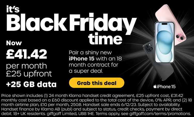 Giffgaff 1 month contract clearance