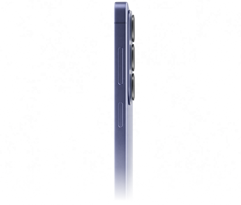 A photo of the Galaxy S26 Plus' slim design