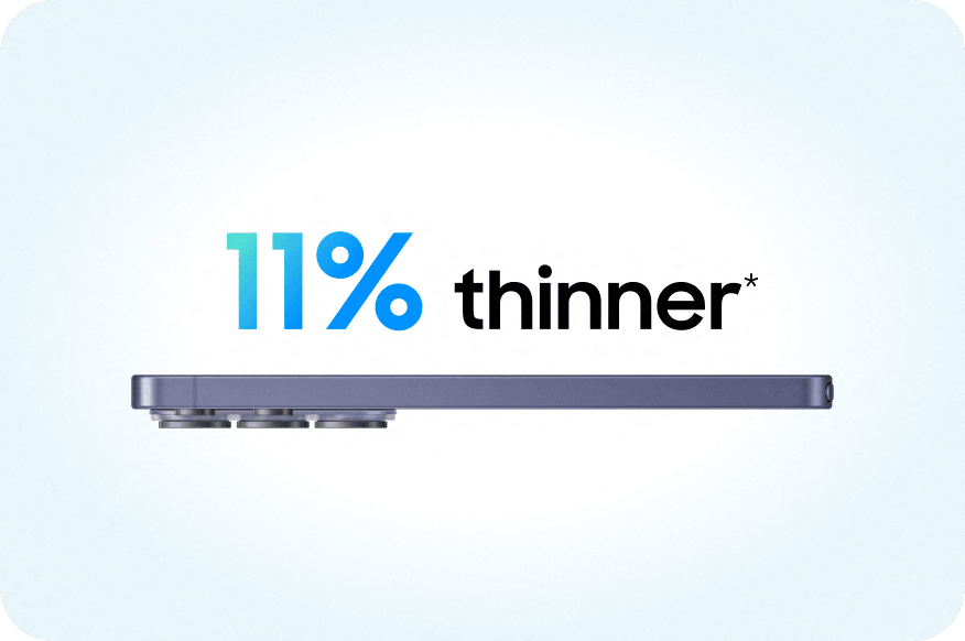 11% thinner